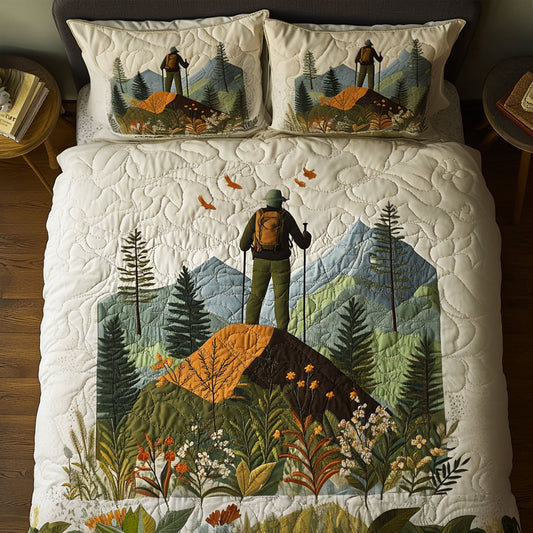 Scenic Trail 3-Piece Quilted Bedding Set NCU0PT6994