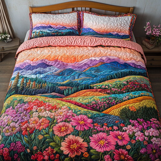 Scenic View 3-Piece Quilted Bedding Set NCU0DK6910
