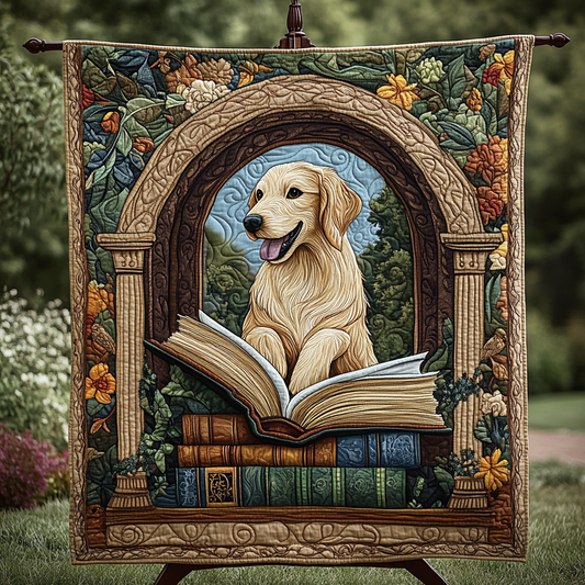 Scholarly Paws Quilted Blanket NCU0DK1545