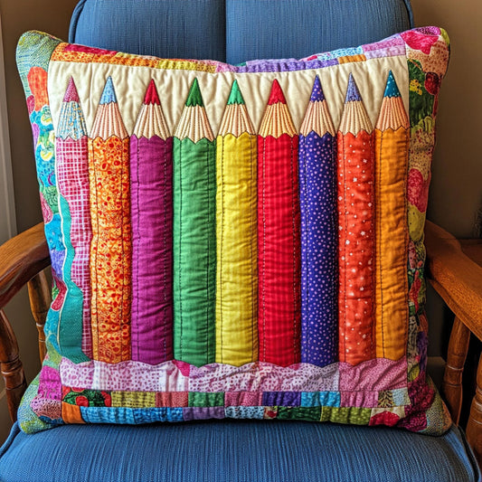 School Days Stripes Quilted Pillow Case NCU0PT7207