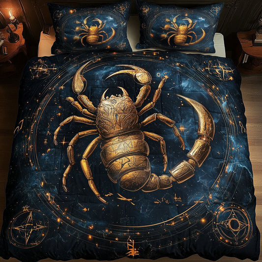 Scorpio Glow 3-Piece Quilted Bedding Set NCU0NT5717