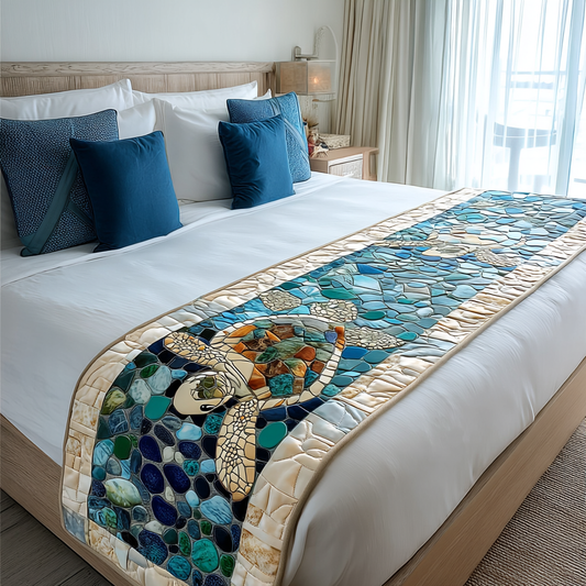 Sea Sage Quilted Bed Runner NCU0PT8942