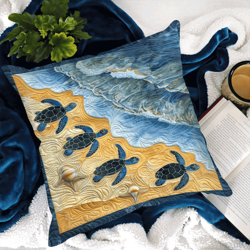 Sea Turtle Bay Quilted Pillow Case NCU0TH1373