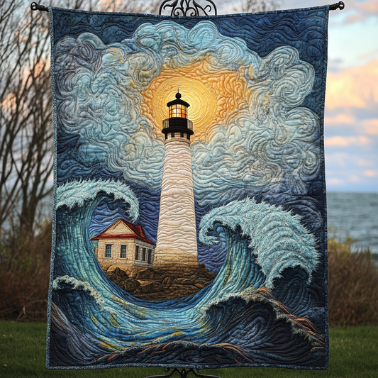 Sea Breeze Beacon Quilted Blanket NCU0DK609