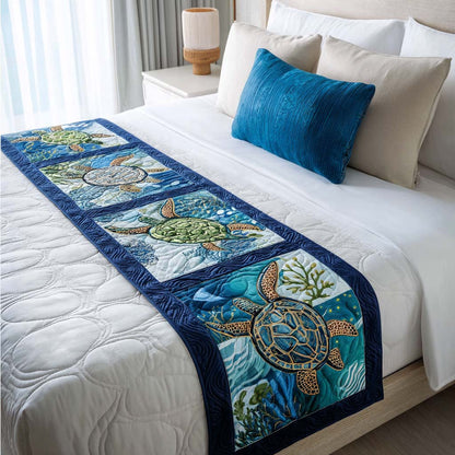 Sea Breeze Drift Quilted Bed Runner NCU0PT9468