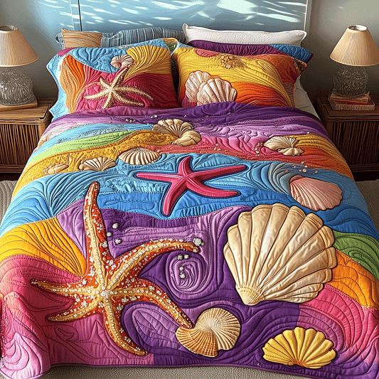 Sea Breeze Quilted Bedding Set NCU0TH2630