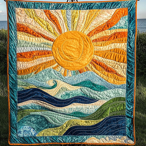 Sea Breeze Quilted Blanket NCU0NT4241