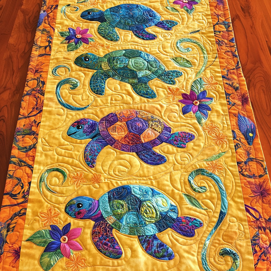 Sea Breeze Quilted Table Runner NCU0VH3204