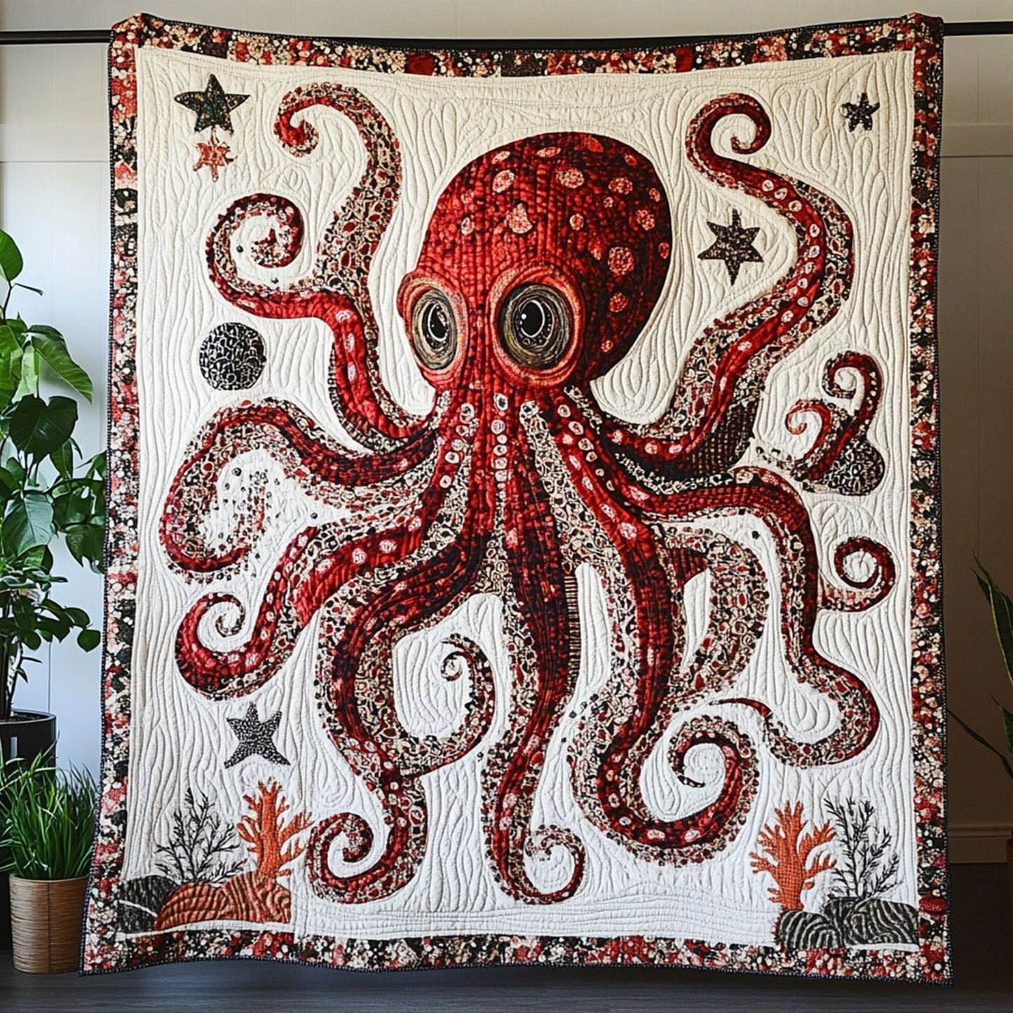 Sea Dance Quilted Blanket NCU0PT5832