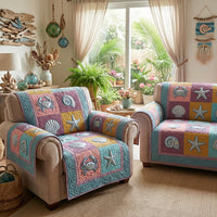 Sea Harmony Quilted Sofa Cover NCU0DV9513
