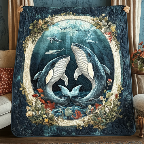 Sea Life Quilted Blanket NCU0TL2449