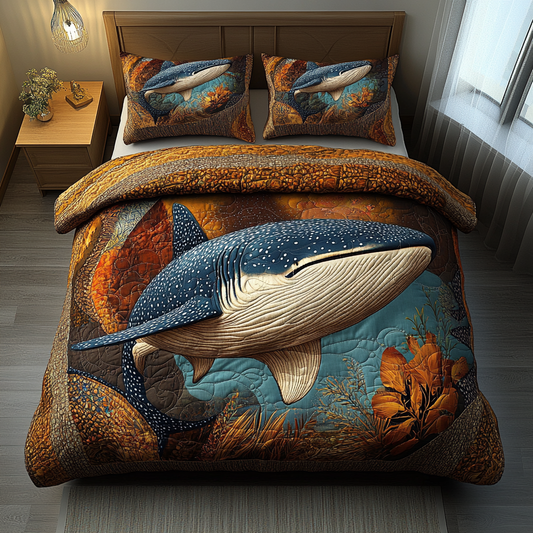 Sea Nomad 3-Piece Quilted Bedding Set NCU0DV5688