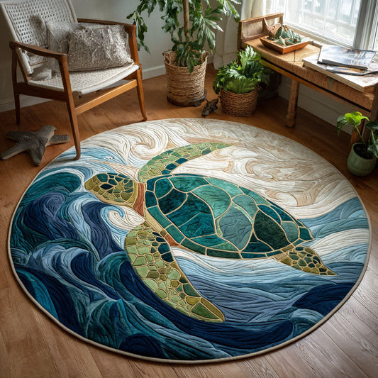 Sea Serenity Round Carpet NCU0TV822