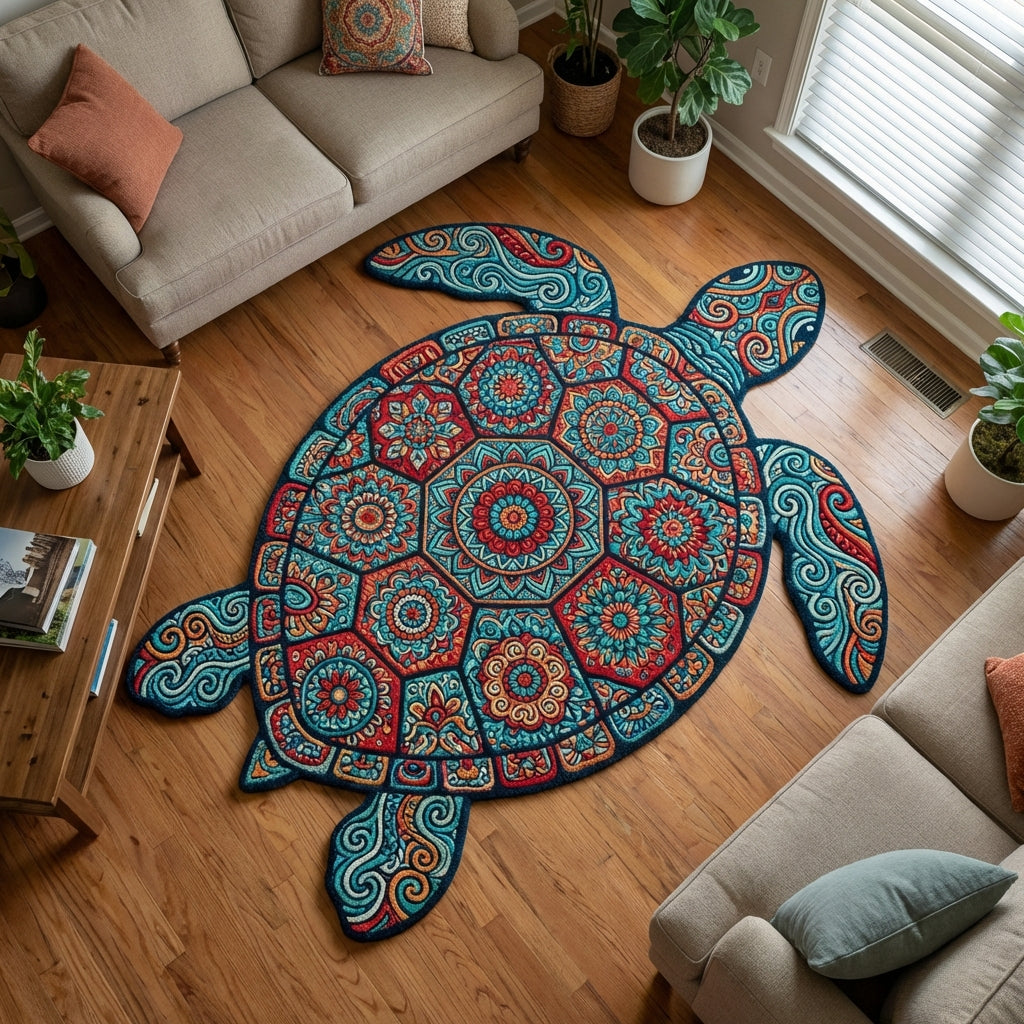 Sea Spirit Custom Shape Area Rug NCU0DV9593