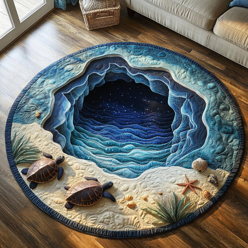 Sea Spirit Quilted Round Mat NCU0DV9624