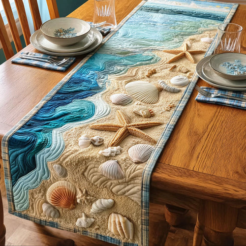 Sea Treasures Quilted Table Runner NCU0TD2230