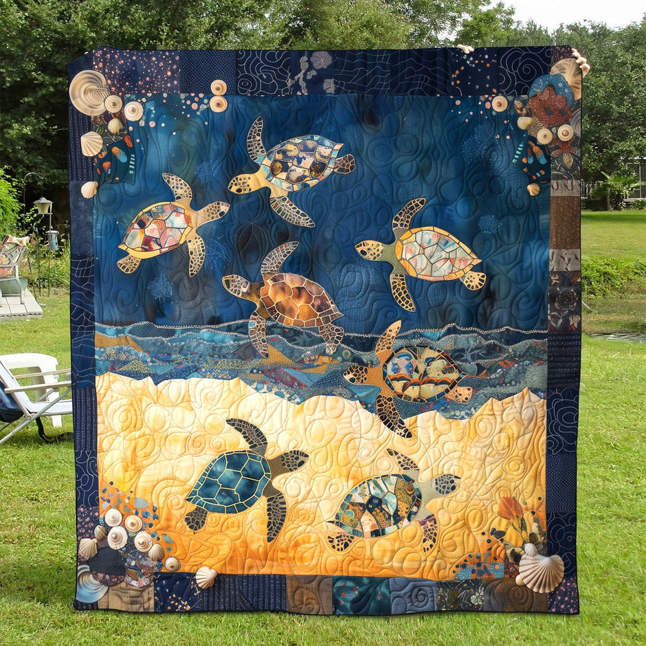 Fiesta Skull Vibes Quilted Blanket NCU0TL1885