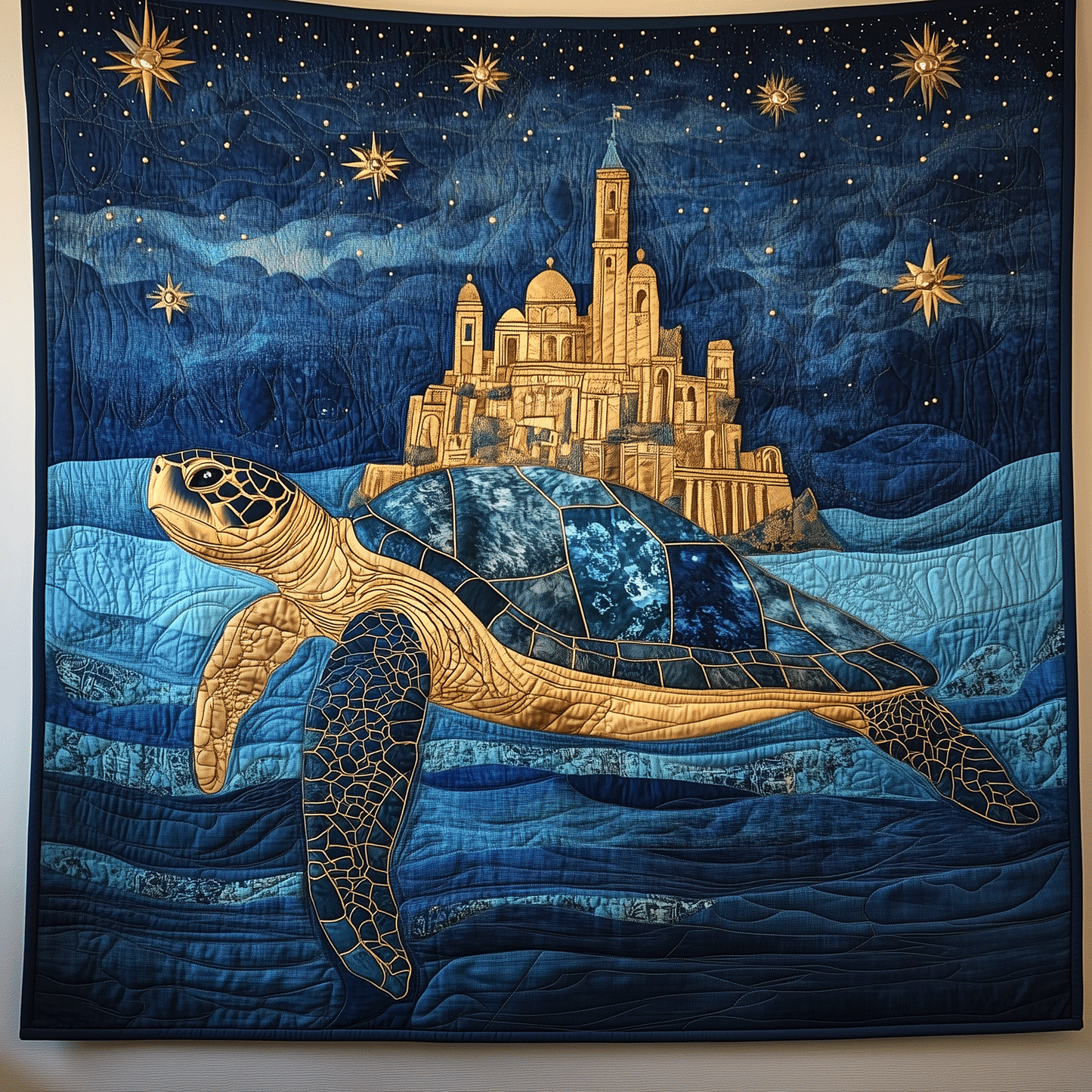 Sea Turtle Sanctuary Quilted Blanket NCU0TH1800