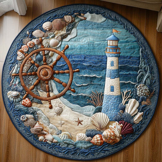 Seafarer Glow Quilted Round Mat NCU0NT7467