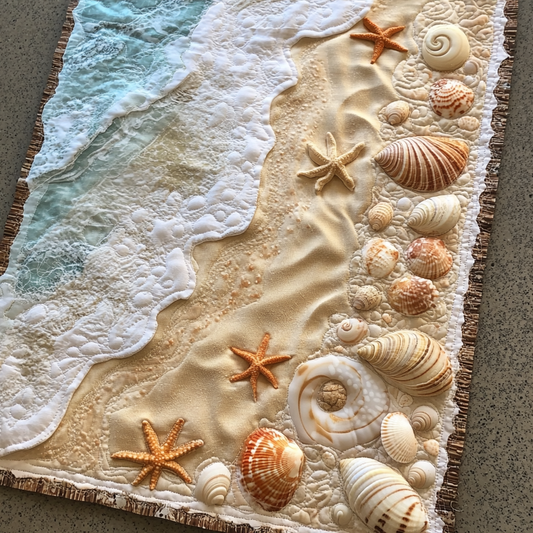 Seashell Dream Quilted Table Runner NCU0DK6160