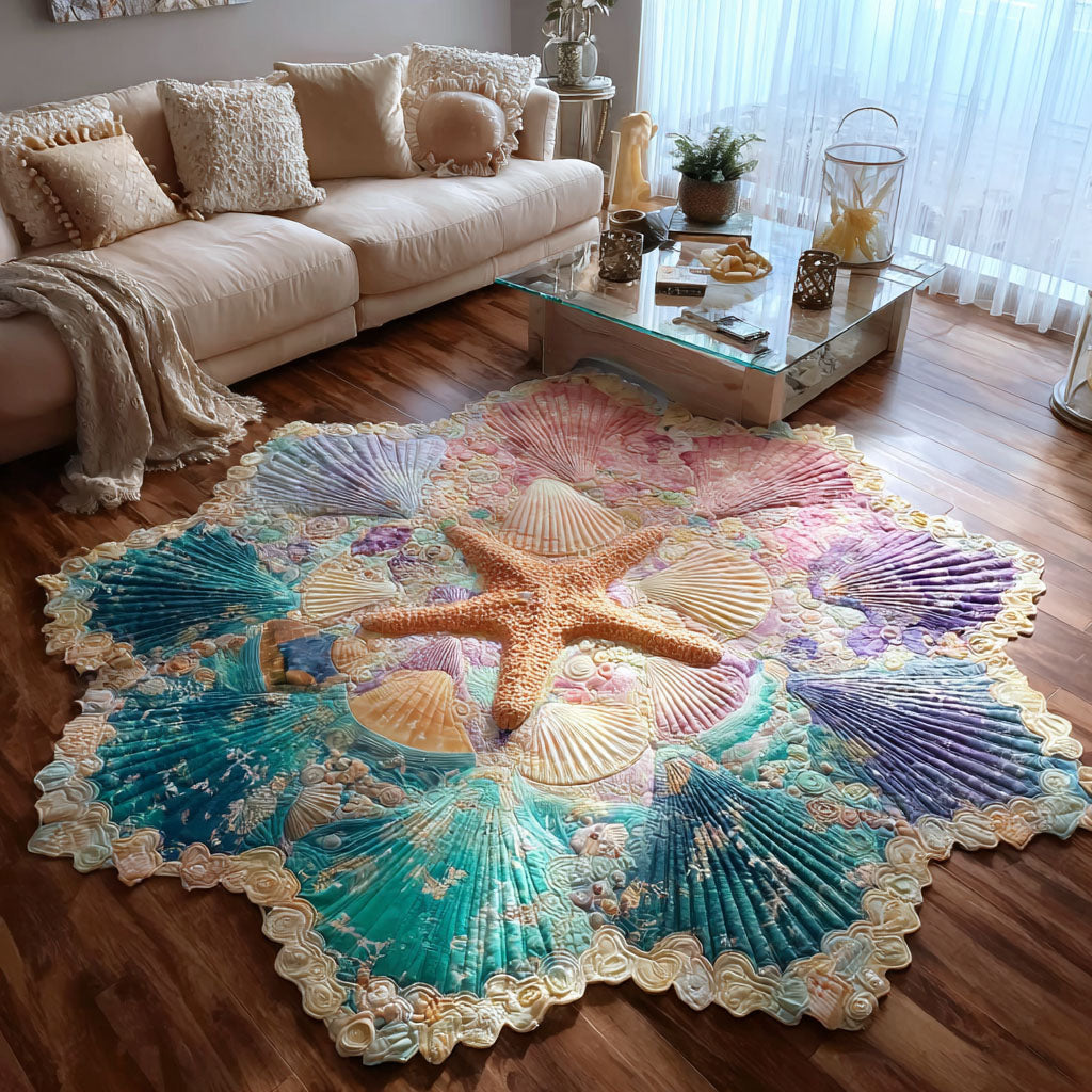 Seaside Charm Custom Shape Area Rug NCU0PT11970