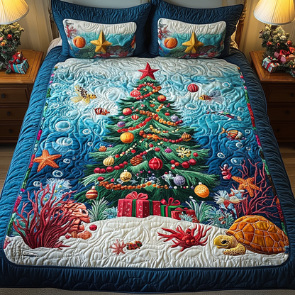 Seaside Cheer 3-Piece Quilted Bedding Set NCU0VH970