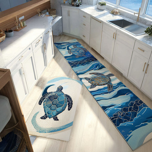 Seaside Dream Kitchen Area Rug NCU0PT10016