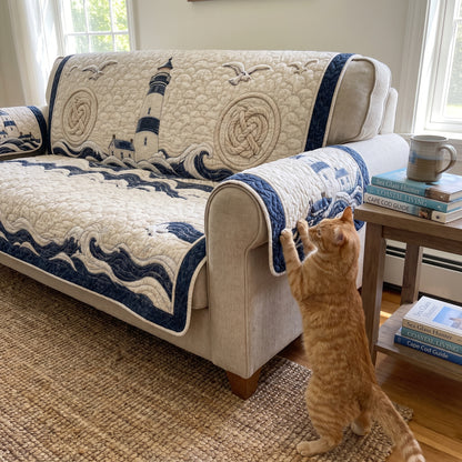 Seaside Escape Quilted Sofa Cover NCU0TD2958