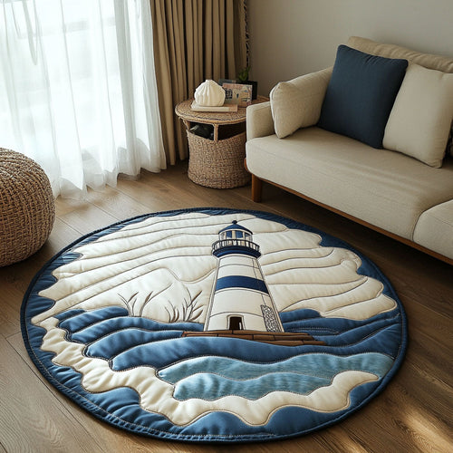 Seaside Glow Quilted Round Mat NCU0NT5470