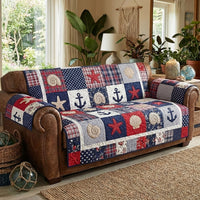 Seaside Glow Quilted Sofa Cover NCU0DV9515