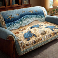 Seaside Journey Quilted Sofa Cover NCU0NT11695