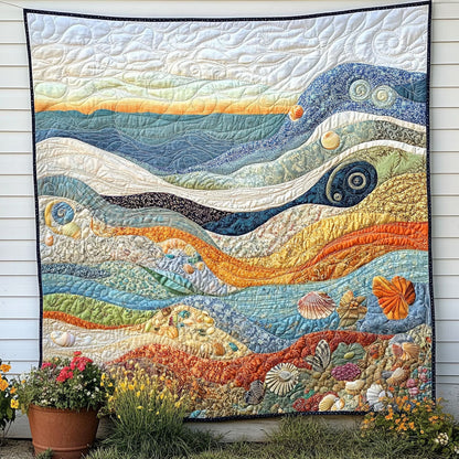 Seaside Medley Quilted Blanket NCU0NT7266