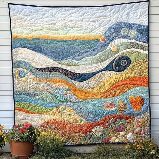 Seaside Medley Quilted Blanket NCU0NT7266
