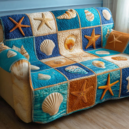 Seaside Mood Quilted Sofa Cover NCU0TD2220