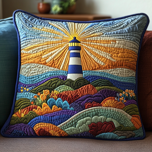 Seaside Sentinel Quilted Pillow Case NCU0DV4611