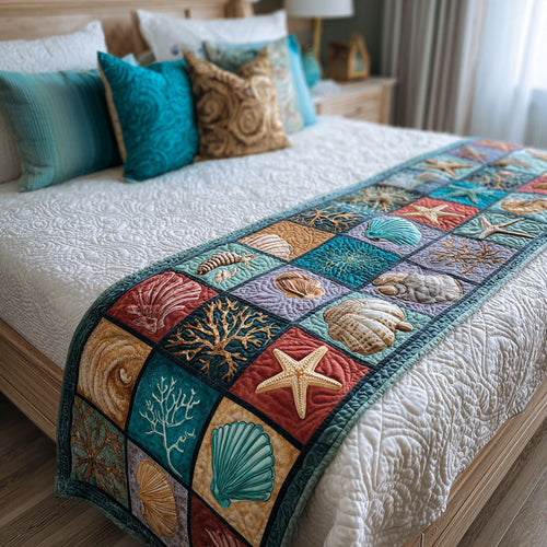 Seaside Treasures Quilted Bed Runner NCU0NT12143