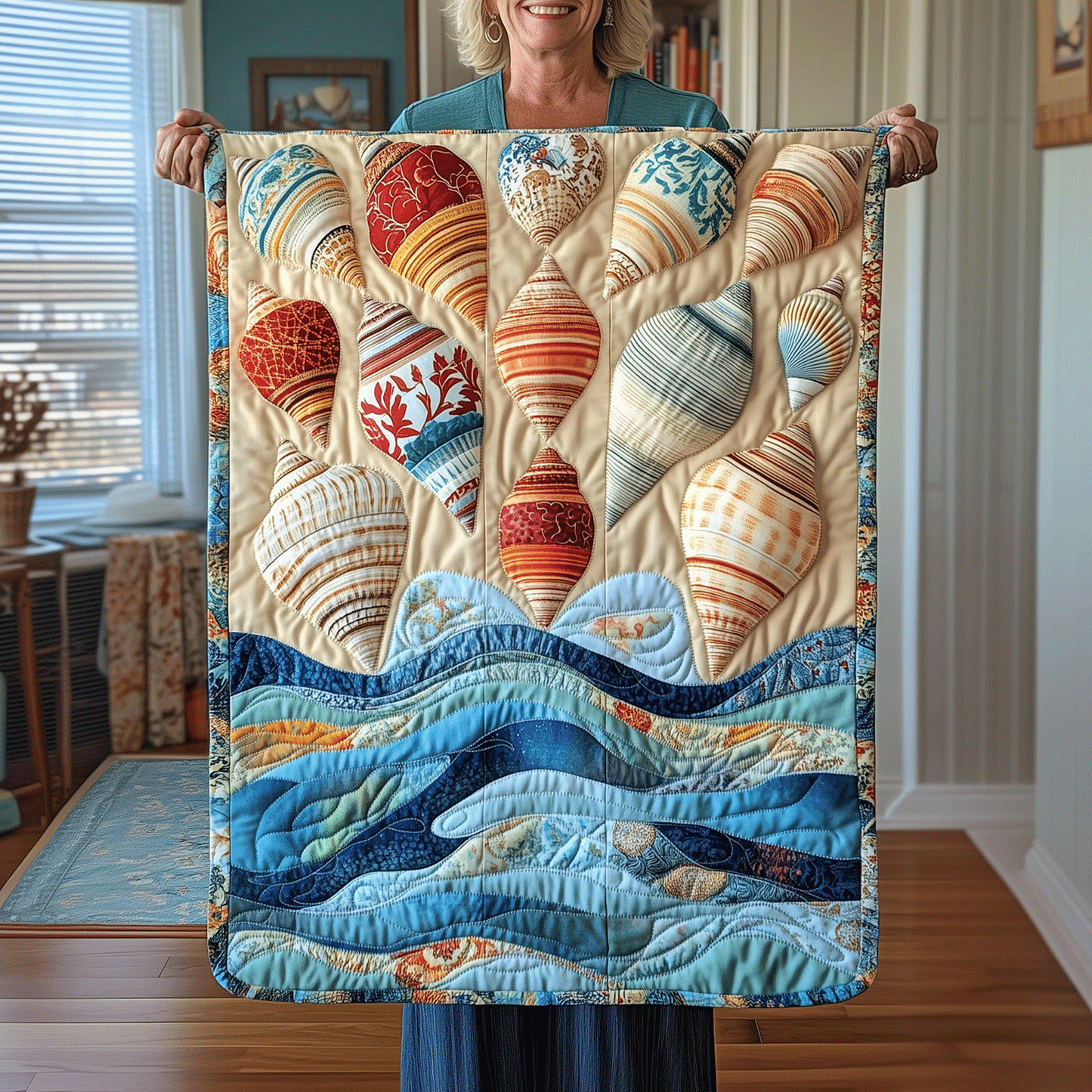 Seaside Treasures Quilted Table Runner NCU0TH2642
