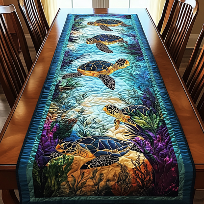 Seaside Voyager Quilted Table Runner NCU0DK4613