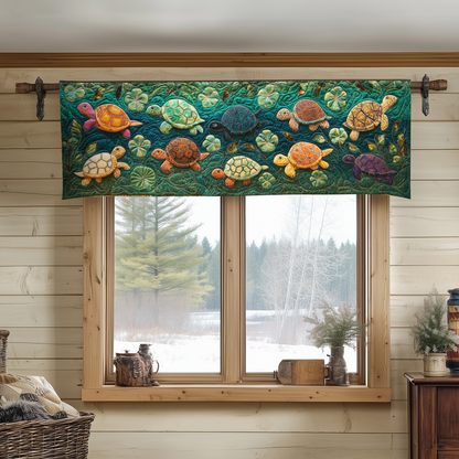 Seaside Wander Quilted Valance NCU0VH3214