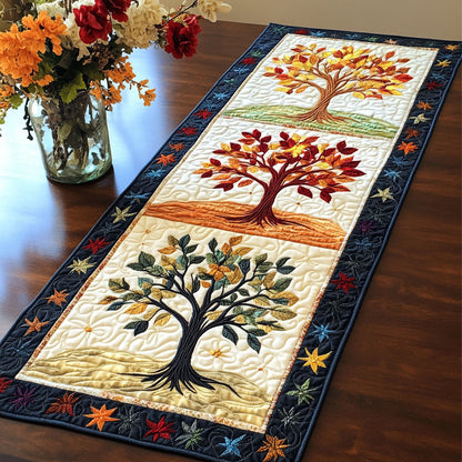 Seasonal Forest Quilted Table Runner NCU0NT3014