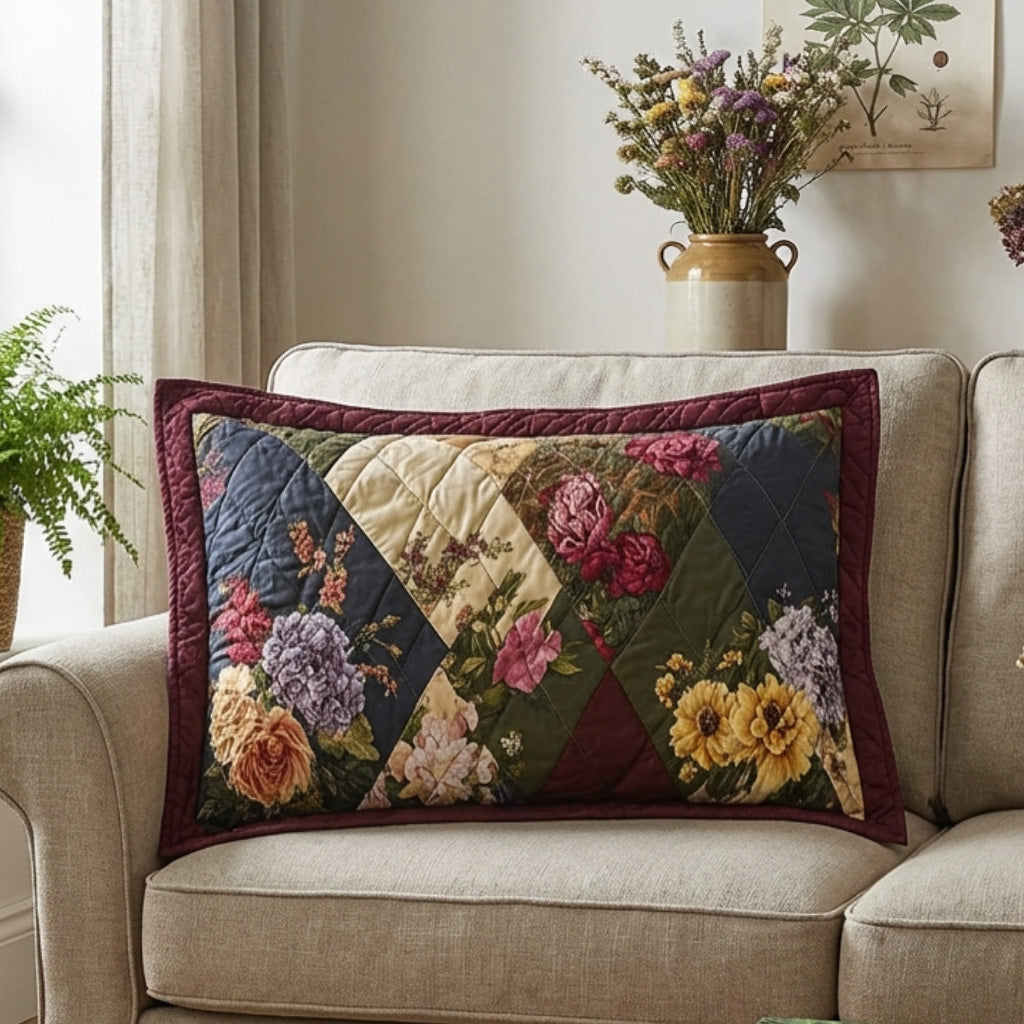 Secret Garden Blooms Quilted Bedding Pillow Case NCU0PT5143