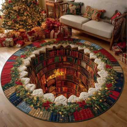 Secret Passage Quilted Round Mat NCU0NT11236