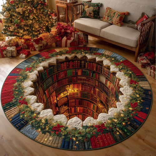 Secret Passage Quilted Round Mat NCU0NT11236