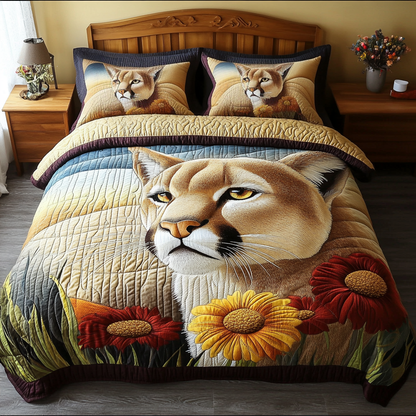 Serenade of the Wild 3-Piece Quilted Bedding Set NCU0DK6548