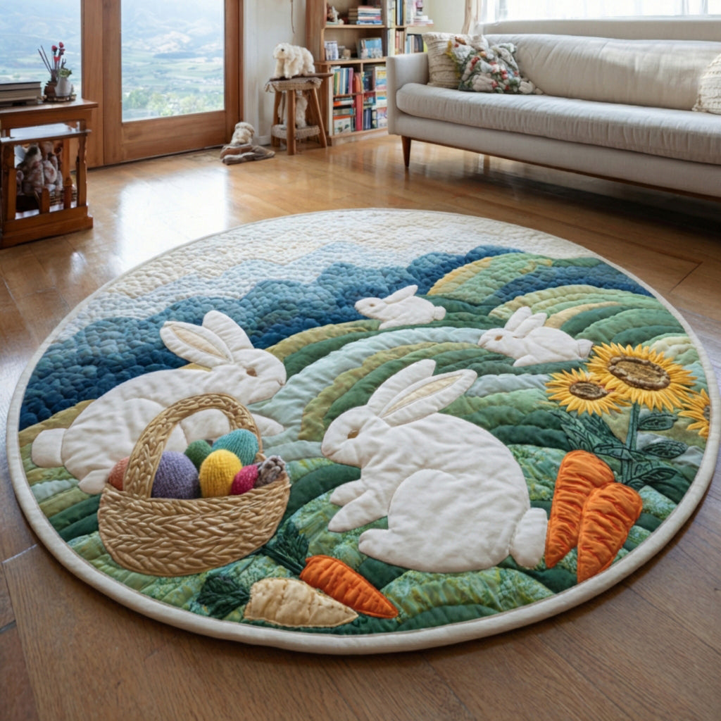 Serene Valley Quilted Round Mat NCU0HH1793