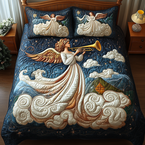Serene Angel 3-Piece Quilted Bedding Set NCU0TL2156