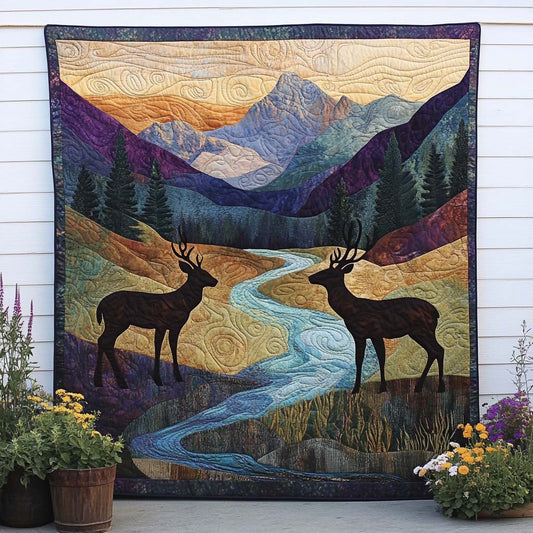 Serene Buck Quilted Blanket NCU0NT8127