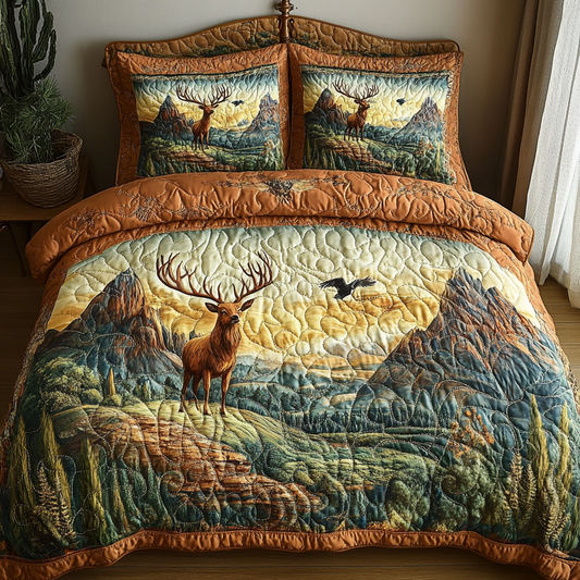 Serene Dominion 3-Piece Quilted Bedding Set NCU0DV3945