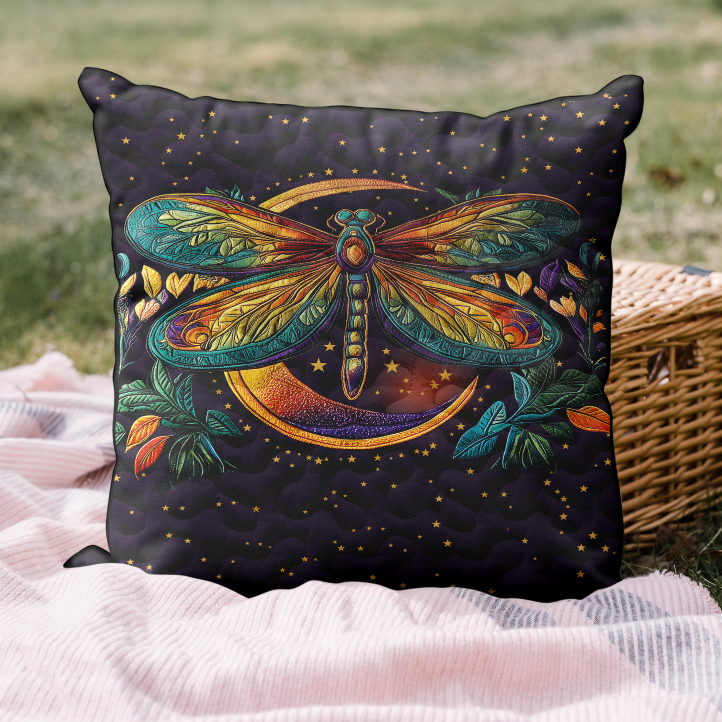 Serene Dragonfly Quilted Pillow Case NCU0DK4178