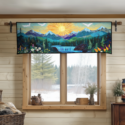 Serene Falls Quilted Valance NCU0DK5408